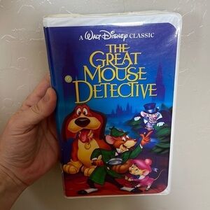 Disney Classics The Great Mouse Detective VHS Tape Vintage Collectable.